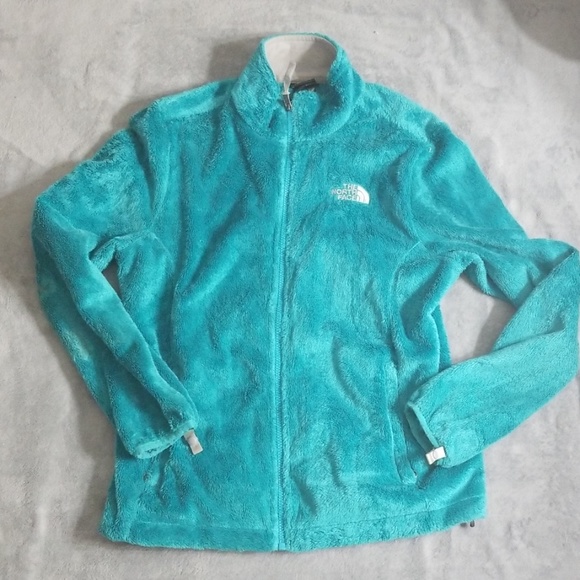 The North Face Jackets & Blazers - NORTH FACE PLUSH TEAL JACKET COAT FUZZY WARM